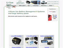 Tablet Screenshot of liionbms.com